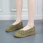 Damen Bequeme Ballerinas mit Luftlöchern EB