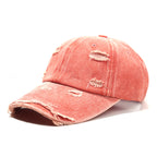 Damen-Baseballkappe im Used-Look