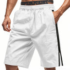 Herren sportliche Shorts mit atmungsaktiven Seiteneinsätzen EB
