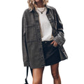 Damen Oversized Jeanshemd EB