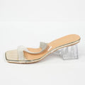 Damen Acrylabsatz Sandalen EB