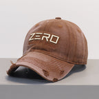 Herren-Baseballcap aus Distressed-Baumwolle