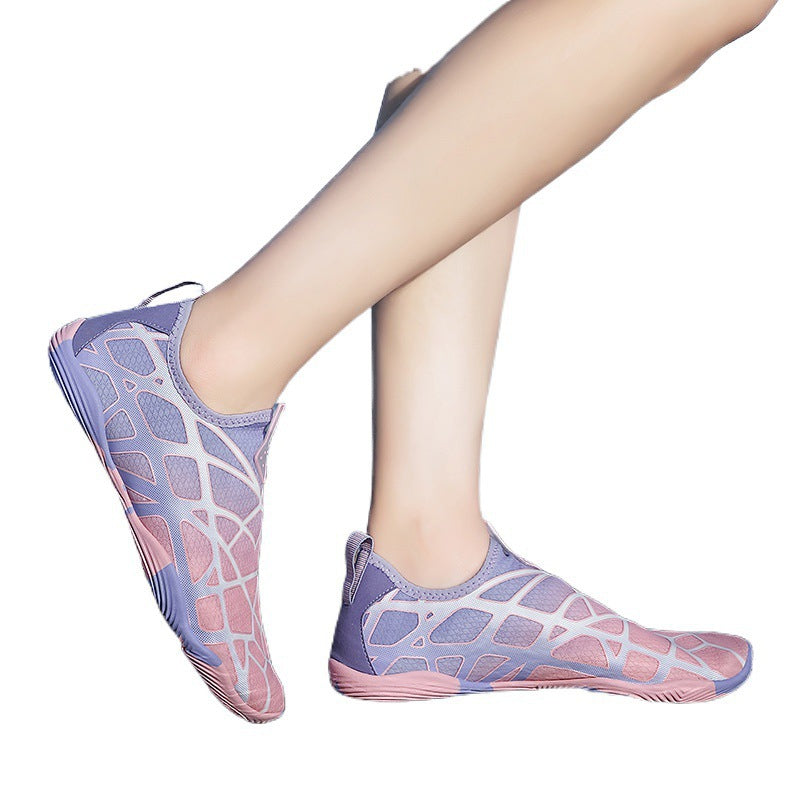 Damen Aqua-Schuhe mit rutschfester Sohle und elastischem Schnellschnürsystem EB