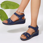 Damen bequeme Clogs mit verstellbaren Riemen und anatomischem Fußbett EB
