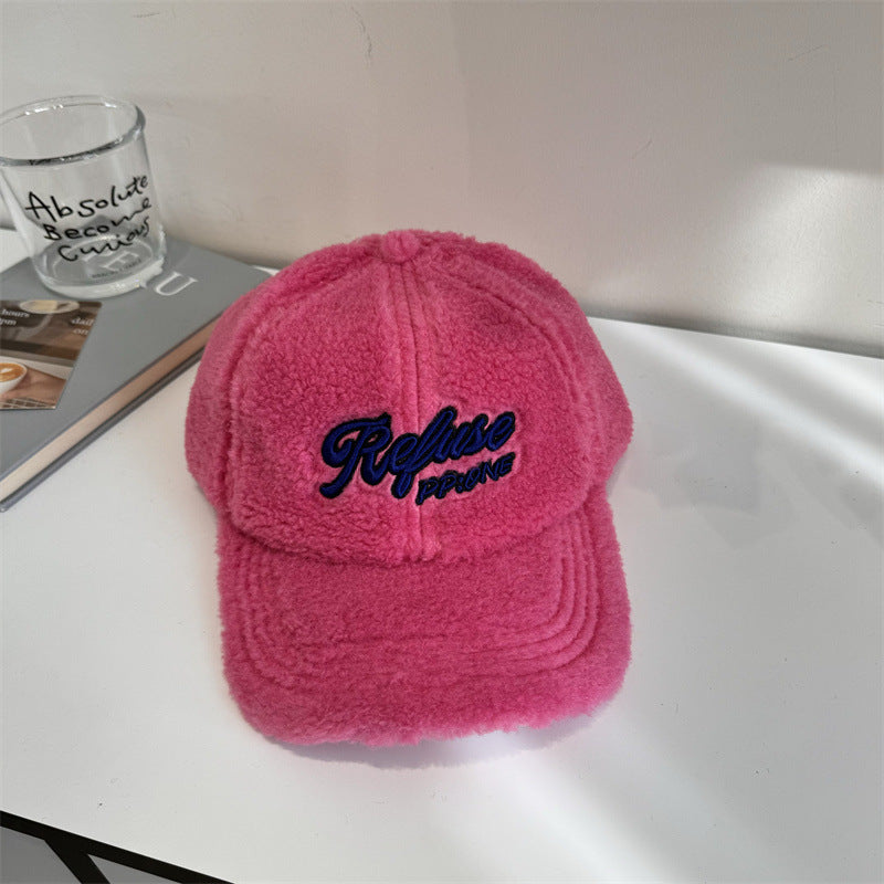 Flauschige Baseball-Cap für Damen
