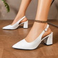 Damen Slingback-Pumps mit komfortablem Blockabsatz EB