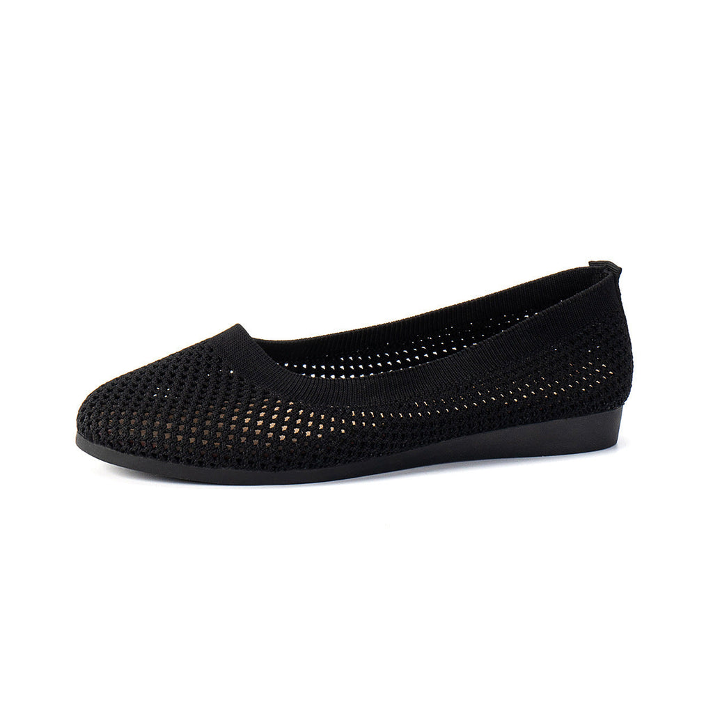 Damen bequeme Slipper aus atmungsaktivem Netzmaterial mit rutschfester Sohle EB