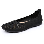 Damen Bequeme Ballerinas aus atmungsaktivem Netzmaterial EB
