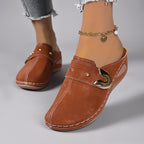 Damen bequeme und modische Clogs mit eleganten Akzenten EB