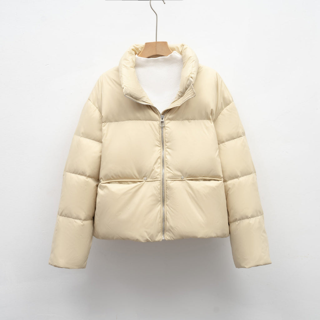 Damen hochwertige Steppjacke mit kurzem Schnitt EB