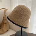 Strukturierter Woll-Bucket-Hat