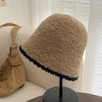 Strukturierter Woll-Bucket-Hat