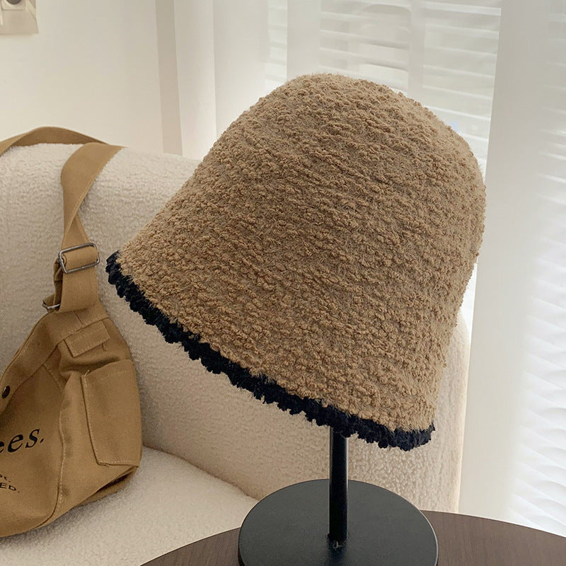Strukturierter Woll-Bucket-Hat