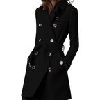 Damen eleganter und zeitloser Trenchcoat EB