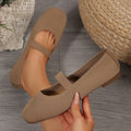 Damen Ballerinas mit verstellbarem Riemen und atmungsaktivem Material EB