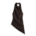 Damen asymmetrisches Kleid mit hochwertigem Material EB