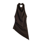 Damen asymmetrisches Kleid mit hochwertigem Material EB
