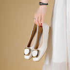 Damen Elegante Ballerinas mit funkelndem Schmuckdetail EB
