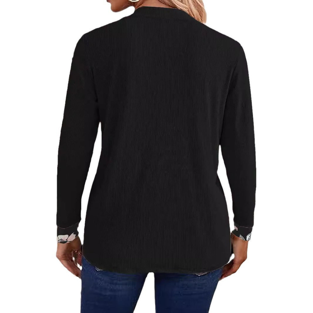 Damen Freizeitjacke mit modischem floralen Akzent und elegantem Schnitt EB