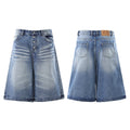 Trendige Damen-Jeansshorts mit lockerer Passform