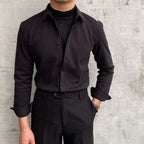 Herren Elegantes Langarmhemd EB