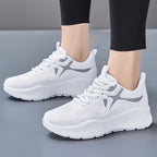 Damen Sportliche Laufschuhe mit atmungsaktivem Mesh-Obermaterial und gepolsterter Sohle EB