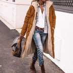 Damen kuscheliger Winterparka mit hochwertigem Teddyfutter und praktischen Taschen EB