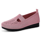 Damen Bequeme Slipper mit elastischem Riemen und atmungsaktivem Obermaterial EB