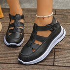 Damen bequeme Sport-Sandalen mit elastischen Riemen EB