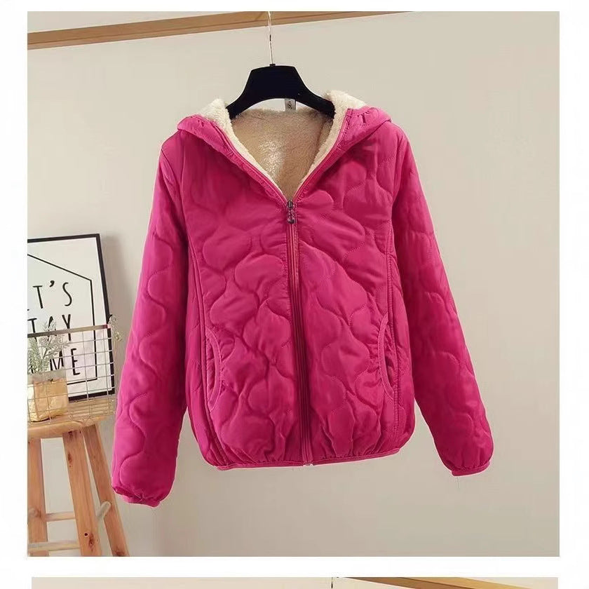 Damen gesteppte Übergangsjacke mit kuscheligem Innenfutter EB
