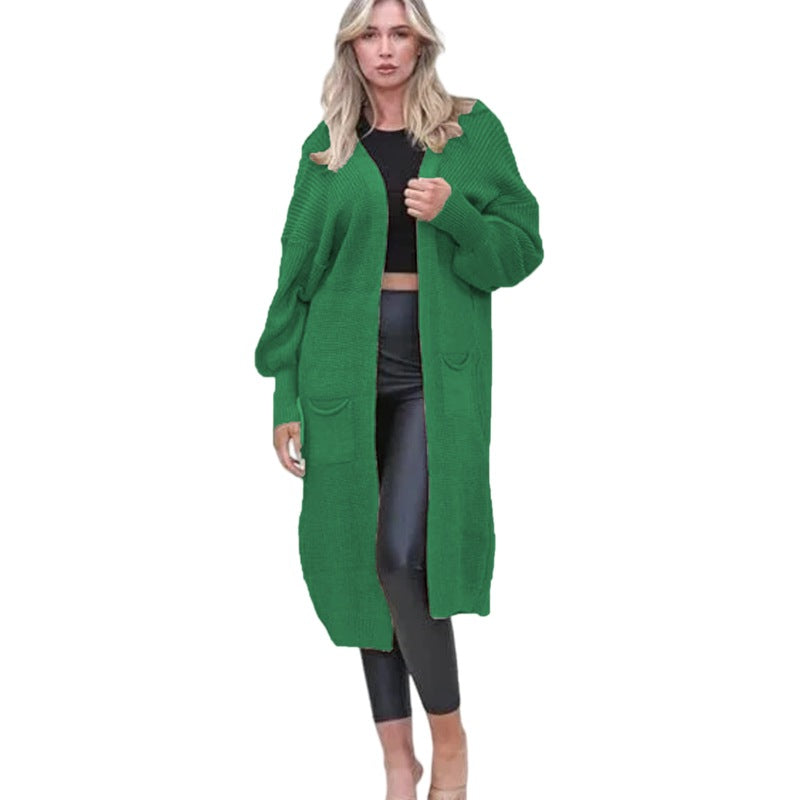 Damen Kapuzenmantel mit tiefen Taschen und lässigem Schnitt EB