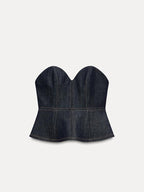 Damen Jeansblazer im modernen Look mit tailliertem Schnitt und praktischen Taschen EB