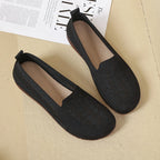 Damen Bequeme Slip-On Schuhe mit modischem Lochmuster EB