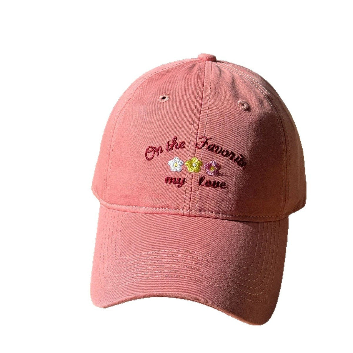 Damen Baseballcap mit Textstickerei