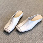 Damen Bequeme Clogs mit modischem Schnitt und weichem Leder EB