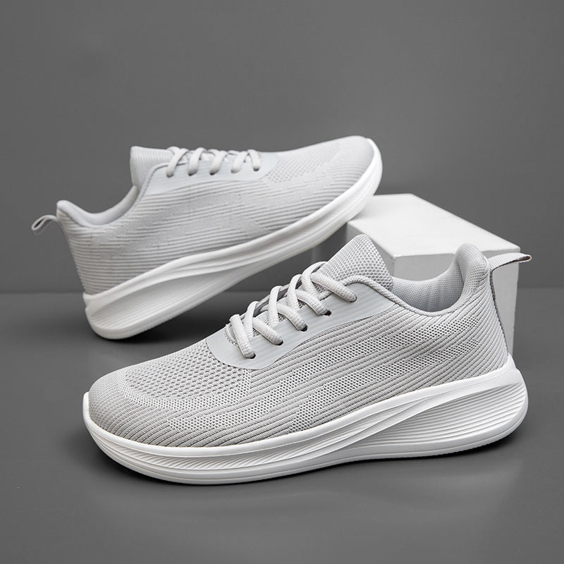 Unisex nan leichter Strick-Laufschuh mit atmungsaktivem Obermaterial und stoßdämpfender Schaumsohle EB