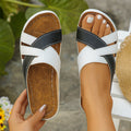 Damen Komfortable Riemchen-Sandalen mit anatomischer Fußbettgestaltung EB