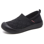 Damen Bequeme Slip-On Freizeitschuhe mit strukturiertem Obermaterial EB