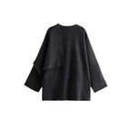 Damen elegante und gemütliche Capejacke EB
