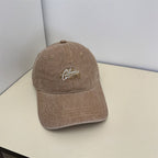 Lässige Vintage-Damen-Cap mit Stickerei
