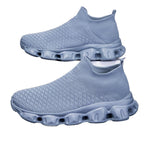 Damen Atmungsaktive Strick-Laufschuhe mit rutschfester Sohle EB