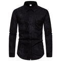 Herren Hemd aus hochwertigem Cord mit klassischem Schnitt und praktischen Brusttaschen EB