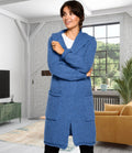 Damen langer Strickmantel EB