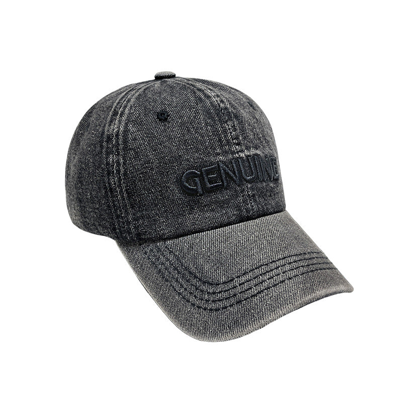 Herren-Denim-Baseballkappe