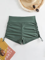Damen-Badeshorts mit verstellbarem Bund