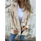 Damen elegante und bequeme Blazerjacke EB