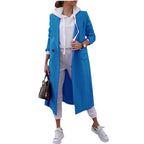 Damen eleganter trenchcoat mit Kapuze EB