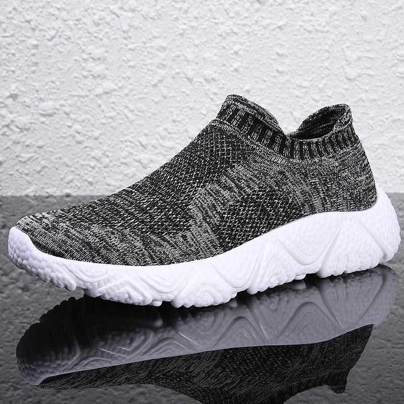 Unisex nan Schlupfschuh-Citywalker mit elastischem Maschenoberteil und skulpturierter Wellenlaufsohle EB