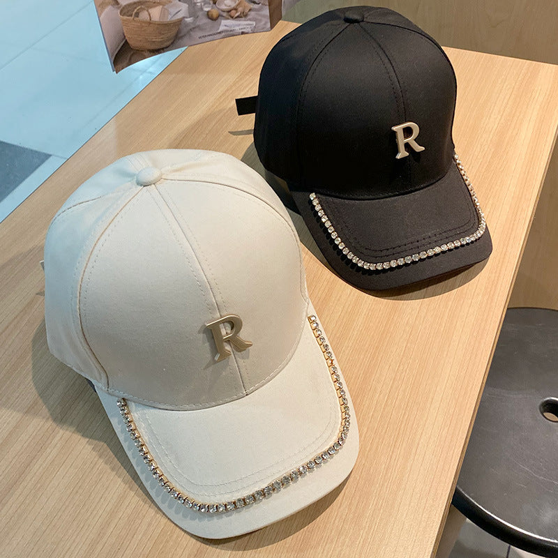 Damen-Baseballcap mit Strasssteinen