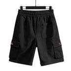 Herren-Cordshorts mit Cargo-Taschen und Kordelzug